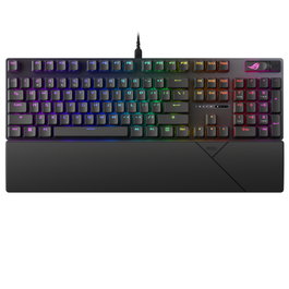 ASUS Teclado Gaming Mecánico Optomecánico ROG Strix Scope II USB RGB Negro QWERTY - Formato Completo con Teclado Numérico