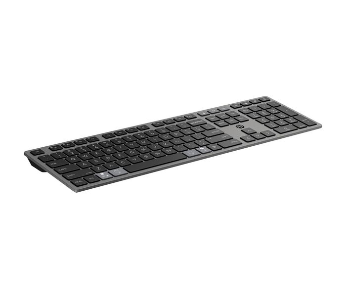 HP Teclado y Ratón Inalámbricos Recargables, Multidispositivo, Negro