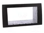 PER.PIC. Bastidor de montaje de radio para Audi 2 DIN, negro