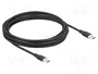 DeLOCK Cable USB Type-C a USB Type-C 60W PD 3.0 4m Negro Silicona