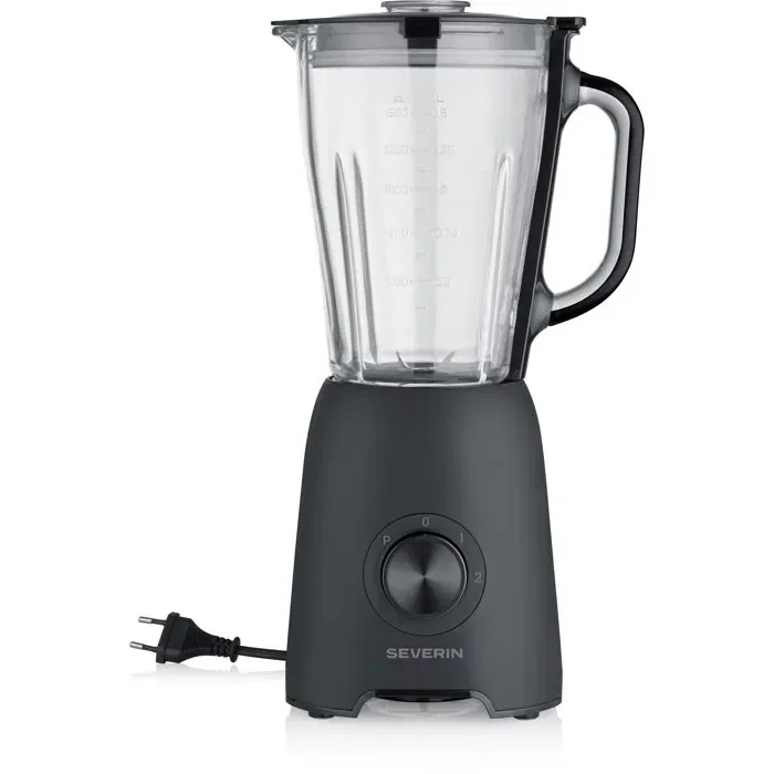 Severin SM3722 Licuadora 600 W 1,5 L 2 velocidades + Turbo Negra