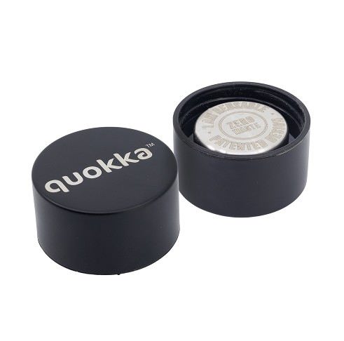 Quokka Solid Botella térmica de acero inoxidable 630 ml Jet Black