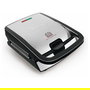 Tefal SW854D16 Sandwichera y gofrera, Plancha de 700W, Acero Inoxidable y Negro