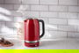 Kitchenaid Hervidor de Agua 5KEK1701 Rojo con Calentamiento Preciso y Temperatura Variable de 50°C a 100°C, Gran Tamaño