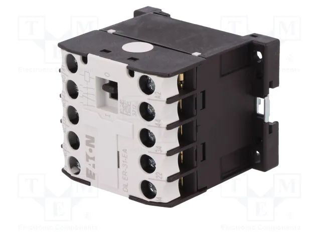 EATON ELECTRIC Contactor DILER 4-polar 6A 230VAC