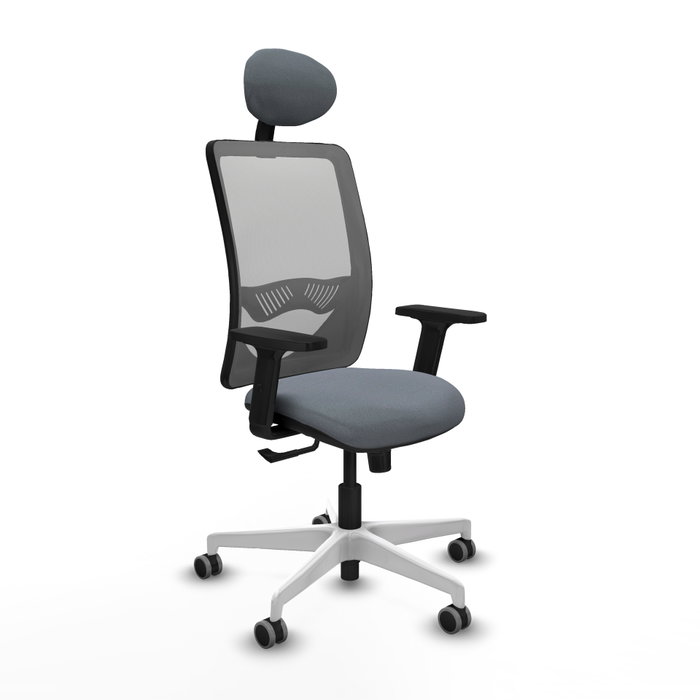 PIQUERAS Y CRESPO Silla de oficina Zulema Gris con mecanismo Sincro PIQUERAS Y CRESPO Silla de oficina Zulema Gris con mecanismo Sincro