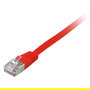 EQUIP Cable de Red Patch Cat6A U/FTP 2x RJ45, 5 m, Rojo, Plano, LSZH, Conectores Chapados en Oro, Para 10GBase-T/10 Gigabit Ethernet, 607624