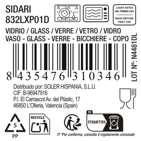 La Mediterranea Vaso Sidari 270cc Mora