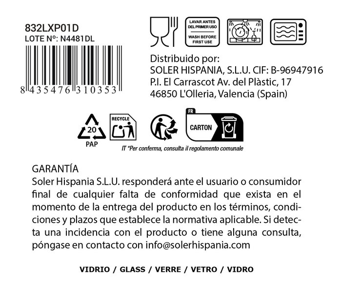 La Mediterranea Vaso Sidari 270cc Mora