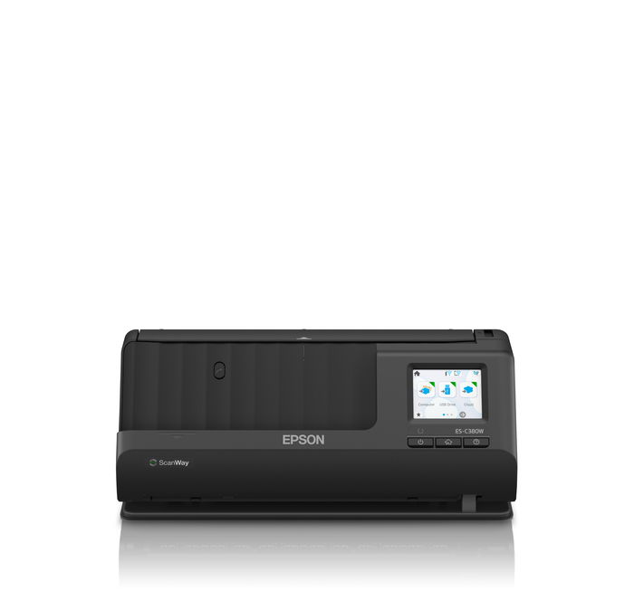 Epson ES-C380W Escáner de Sobremesa a Color A4 30 ppm, con Alimentador Automático de Documentos (ADF)