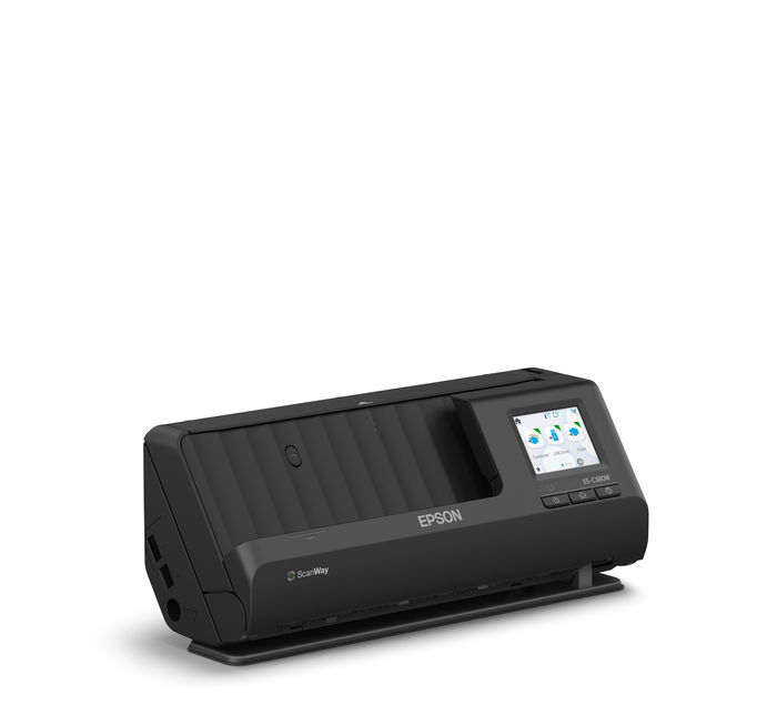 Epson ES-C380W Escáner de Sobremesa a Color A4 30 ppm, con Alimentador Automático de Documentos (ADF)
