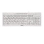 Cherry Stream 3.0 Teclado USB Ultraplano Blanco/Gris