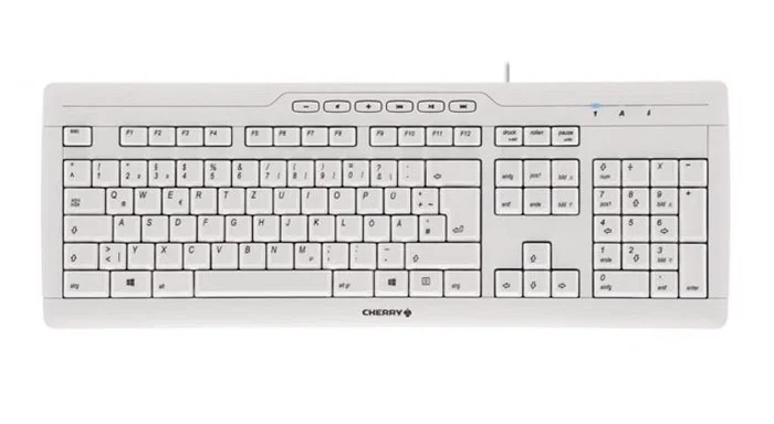 Cherry Stream 3.0 Teclado Ultraplano Gris Español Cherry Stream 3.0 Teclado Ultraplano Gris Español