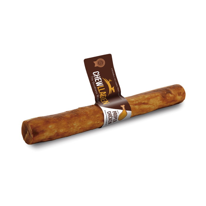 Chewllagen Pollo Roll 25 cm Display 15 Piezas - Golosina de Colágeno para Perros