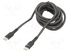 Savio CL-151 Cable USB tipo C a USB tipo C, QC 3.0, PD, 2m