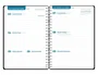 Liderpapel Agenda Escolar Espiral Basic 2026-2027 A5 Bilingüe Español Semana Vista Papel FSC 70g Negro