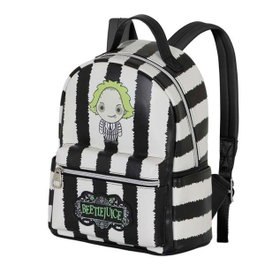Karactermania Mochila Heady Beetlejuice Stripes Blanco