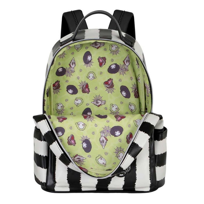 Karactermania Mochila Heady Beetlejuice Stripes Blanco