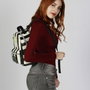 Karactermania Mochila Heady Beetlejuice Stripes Blanco