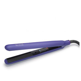 Diva Plancha Digital Styler Violet con Placas Cerámica Infusionadas Macadamia Argán Queratina y Control Digital de Calor 110-235°C