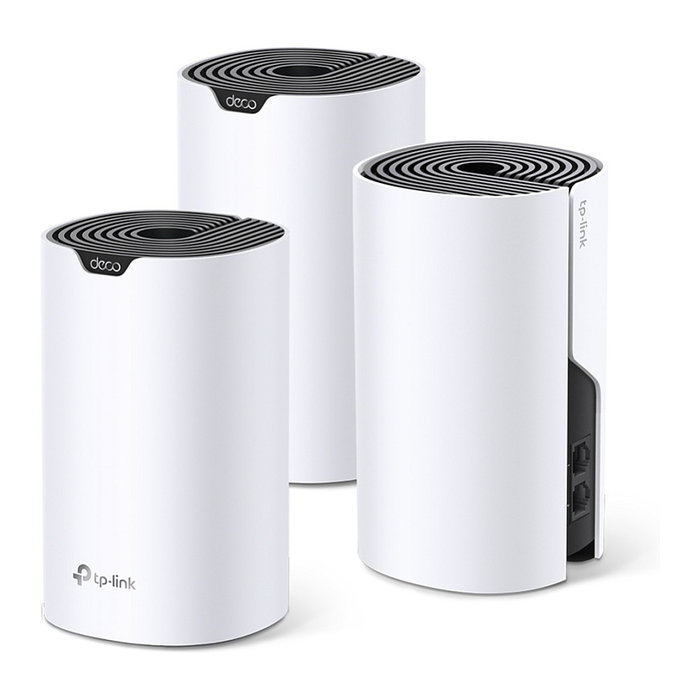 TP-Link Deco S4 Sistema Mesh WiFi Doble Banda 3 Pack Cobertura 370 m² Blanco TP-Link Deco S4 Sistema Mesh WiFi Doble Banda 3 Pack Cobertura 370 m² Blanco