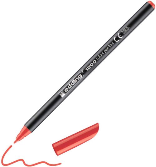 Edding Rotulador 1200 Rojo Punta Redonda de 1 mm (Set de 10) extra_attributes.type: ORIGINAL