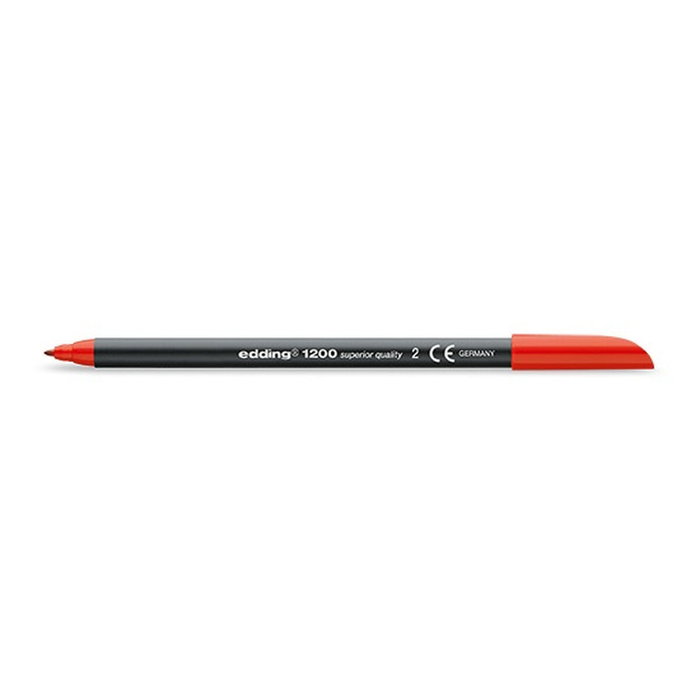 Edding Rotulador 1200 Rojo Punta Fina (Set de 10) Edding Rotulador 1200 Rojo Punta Fina (Set de 10)