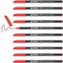 Edding Rotulador 1200 Rojo Punta Fina (Set de 10)