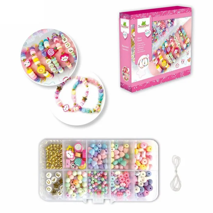 Sycomore AAAPP10864 Taller de Joyería de Arcilla Polimérica Kawaii para Niños a Partir de 7 Años