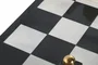 DKD Home Decor Juego de Ajedrez Granito y Acero Dorado 43,5x43,5x2 cm