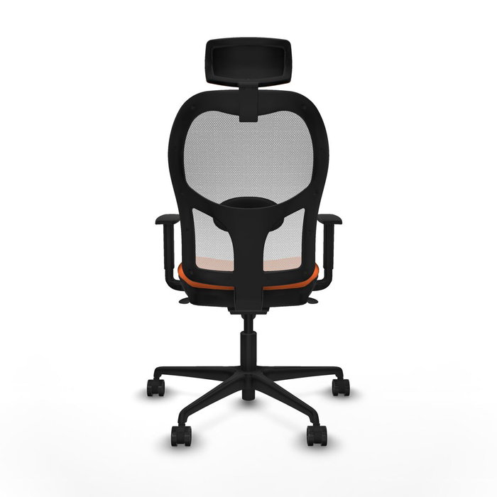 PIQUERAS Y CRESPO Silla de oficina Jorquera Naranja y Blanco