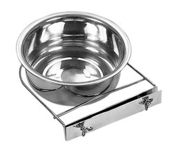 Nayeco Comedero de Acero Inoxidable con Tornillo 1,8L 18cm