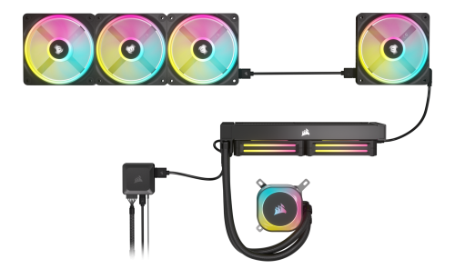 Corsair CO-9051001-WW Ventilador para Carcasa de Ordenador de 12 cm, Negro y Blanco