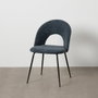 Silla Azul Tejido-Metal Contract 49 X 60 X 81 cm (Set de 4)