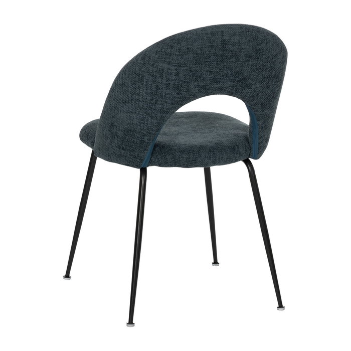 Silla Azul Tejido-Metal Contract 49 X 60 X 81 cm (Set de 4)