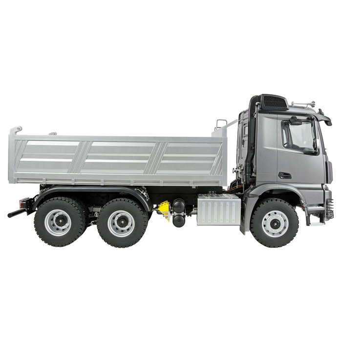 AMEWI Mercedes-Benz Arocs 6x6 Muldenkipper 1:14 RTR Camión Basculante Eléctrico Radio Control 22728 - Antracita
