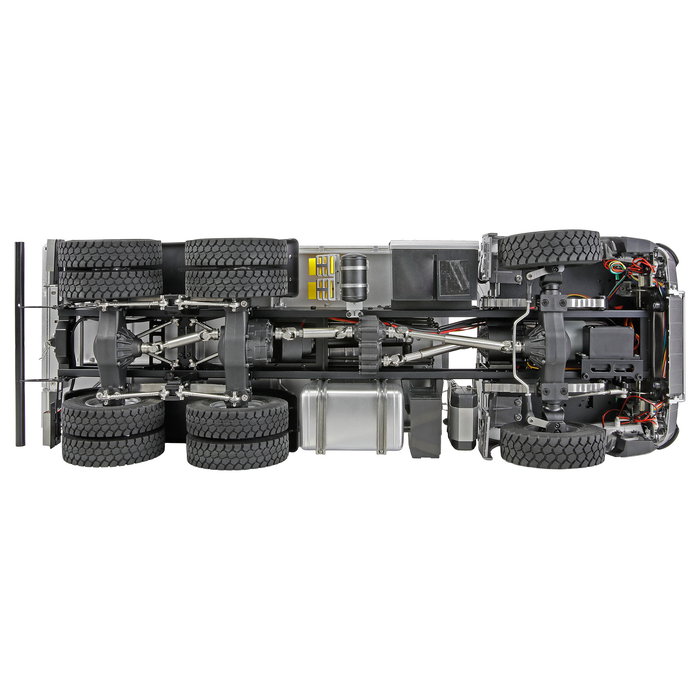 AMEWI Mercedes-Benz Arocs 6x6 Muldenkipper 1:14 RTR Camión Basculante Eléctrico Radio Control 22728 - Antracita