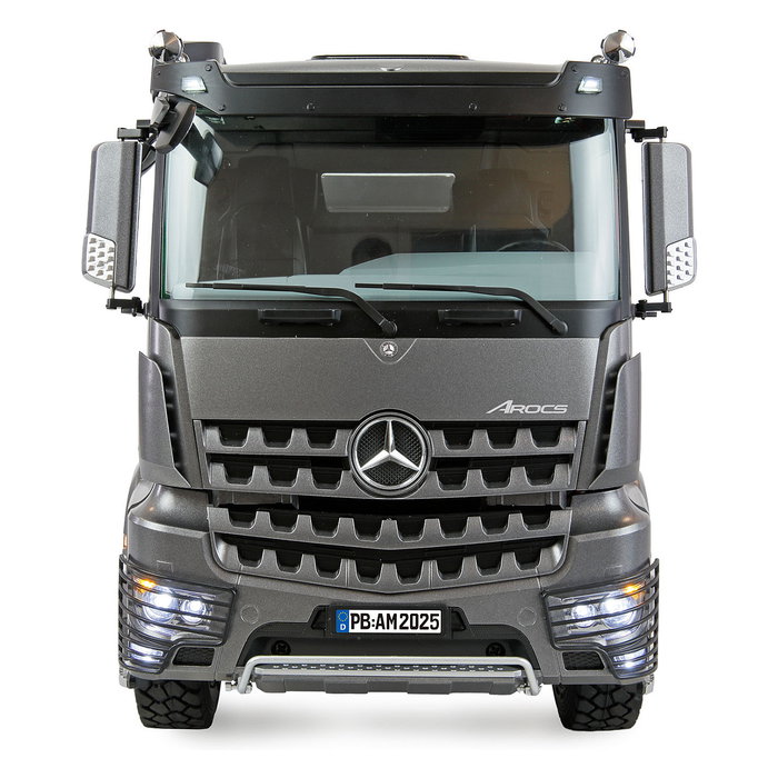 AMEWI Mercedes-Benz Arocs 6x6 Muldenkipper 1:14 RTR Camión Basculante Eléctrico Radio Control 22728 - Antracita