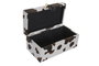 DKD Home Decor Set de 2 Cajas de Madera y Poliéster Blanco y Marrón