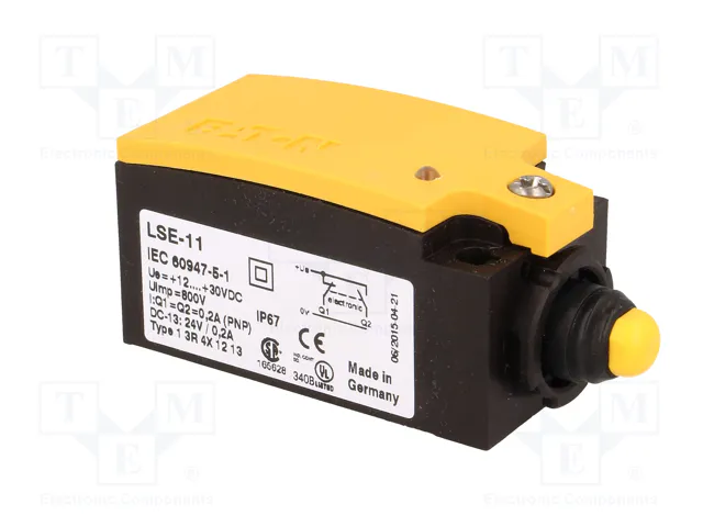 EATON ELECTRIC LSE-11 Interruptor de fin de carrera PNP / NO + NC EATON ELECTRIC LSE-11 Interruptor de fin de carrera PNP / NO + NC