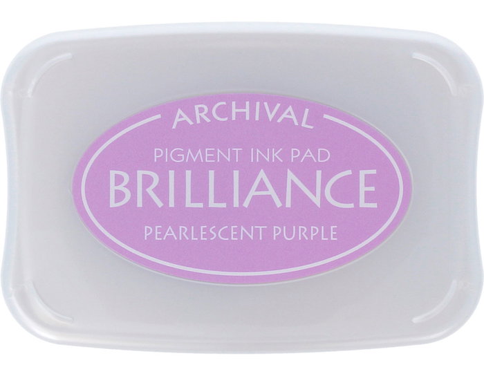 Tsukineko Almohadilla de Tinta Brilliance Morado Perlado Efecto Nacarado 95x65mm Tsukineko Almohadilla de Tinta Brilliance Morado Perlado Efecto Nacarado 95x65mm