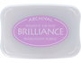 Tsukineko Almohadilla de Tinta Brilliance Morado Perlado Efecto Nacarado 95x65mm