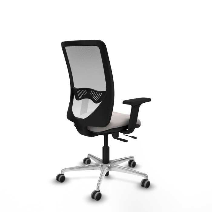 PIQUERAS Y CRESPO Silla de oficina Zulema Blanca con mecanismo Sincro/Traslack