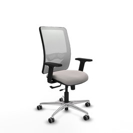 PIQUERAS Y CRESPO Silla de oficina Zulema Blanca con mecanismo Sincro/Traslack