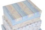 DKD Home Decor Set de 10 Cajas de Almacenaje Multicolor