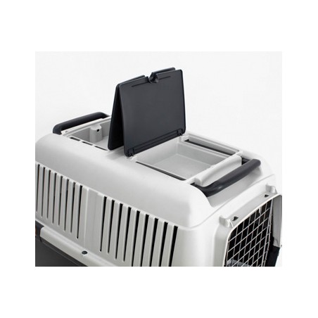 Nayeco Transportin Bracco 7- 102x76,5x73 cm, Beberadero, Rejillas Laterales, Cierres Seguridad, Puerta Metálica, Tornillería Acero, Kit Ruedas Opcional, Normativa IATA