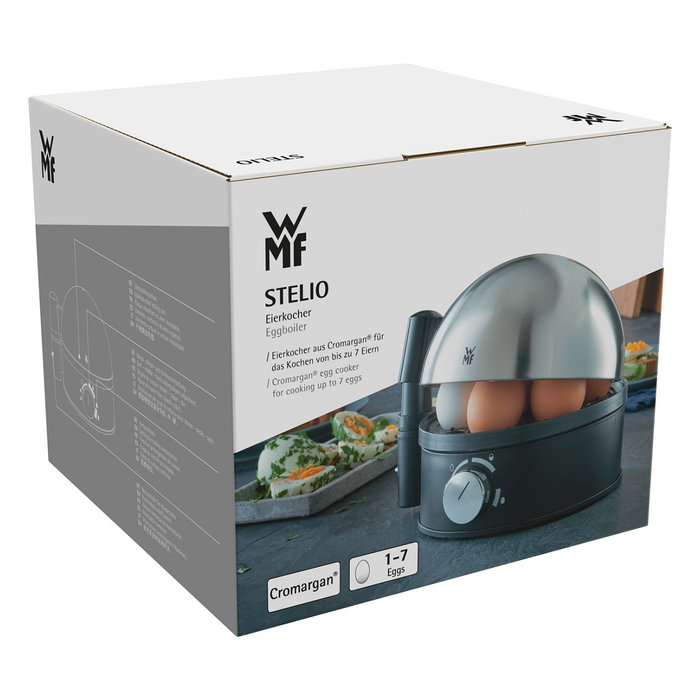 WMF Stelio Eierkocher Negro y Cromo