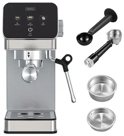 Kernau KCM 131 Cafetera espresso plateada 900W 15 bares