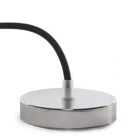Pendel E27 Cable 1000 mm Tela - Rosetón