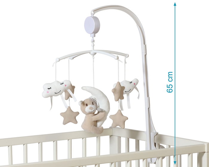 KioKids Móvil Musical Cuna Dolci Amici Oso Beige +0 Meses